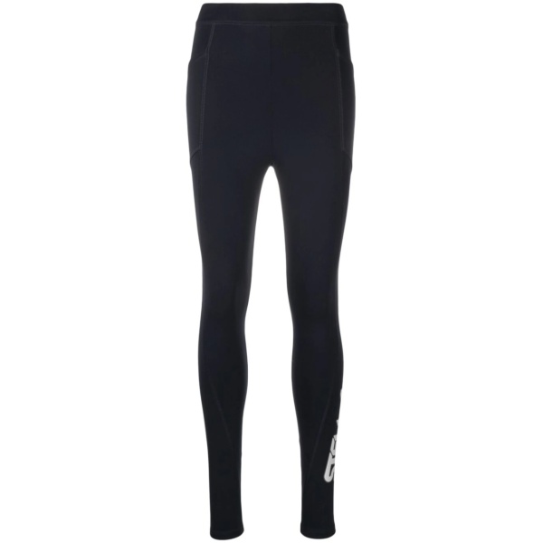 logo-print scuba leggings
