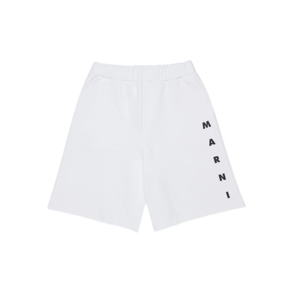 logo-print shorts