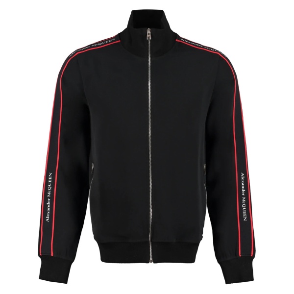 logo-print track jacket