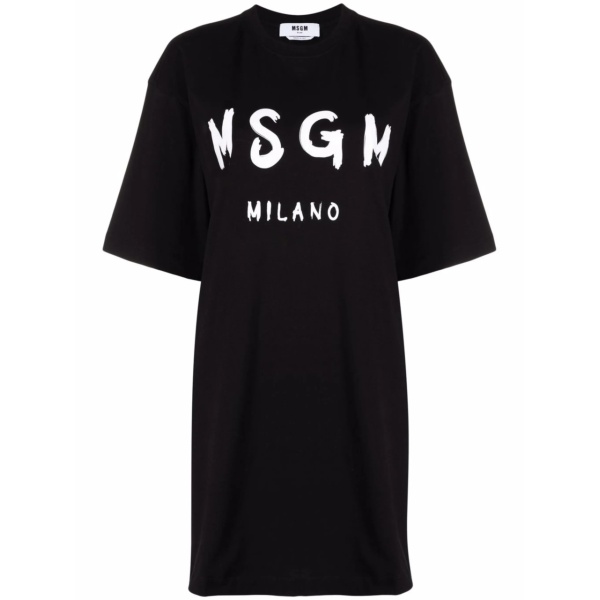 logo-printed T-shirt dress