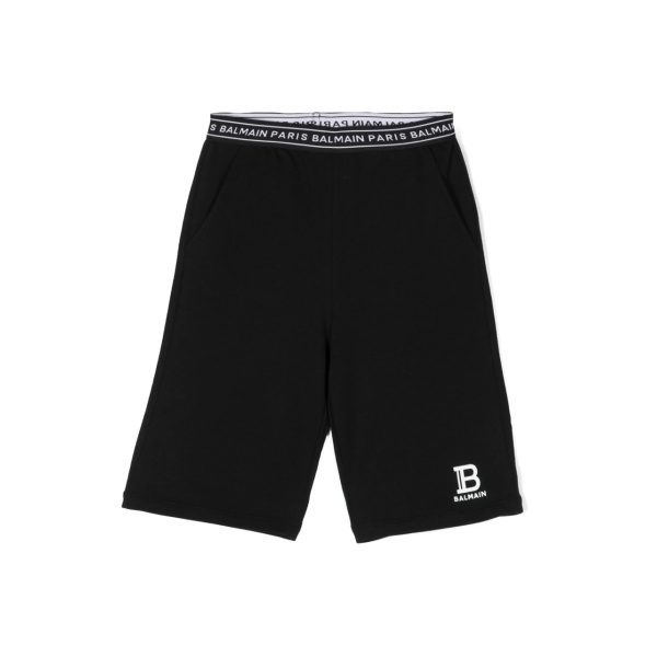 logo-waistband shorts