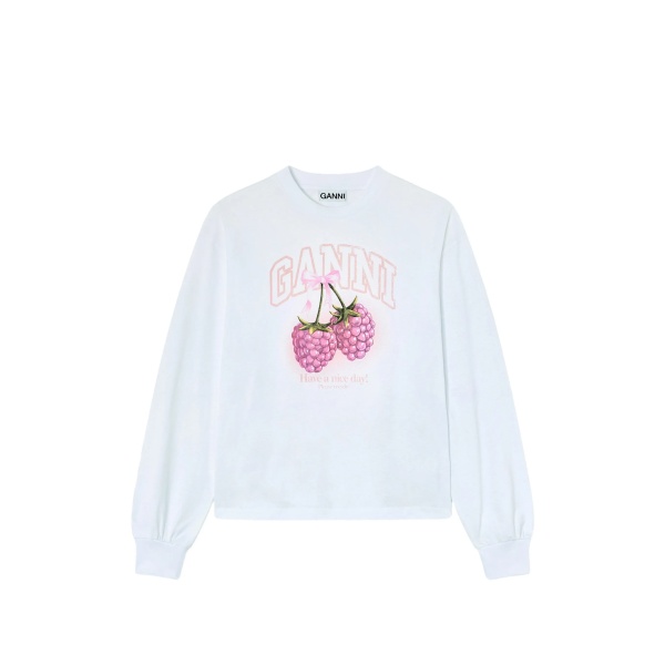long-sleeve graphic T-shirt
