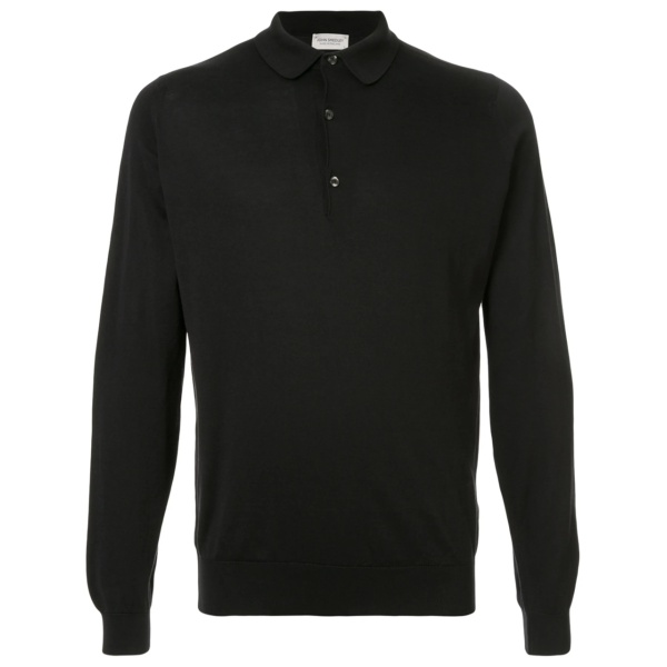 long-sleeve polo shirt