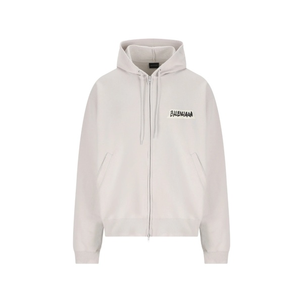 Masking Tape zip-up hoodie