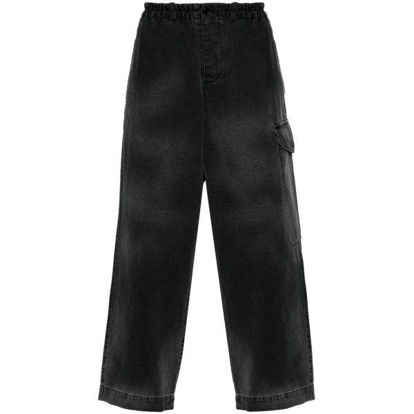 Military tapered jeans
