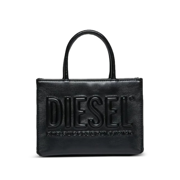 mini embossed logo tote bag