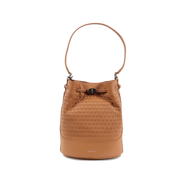 Monda'® leather bucket bag