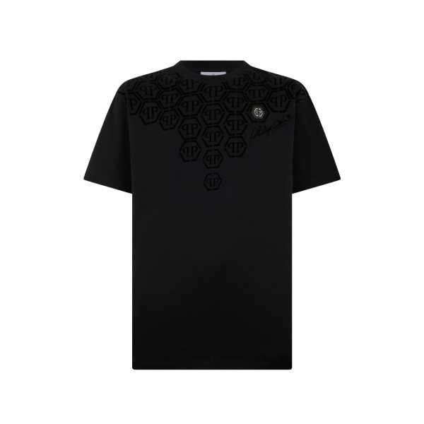 monogram round-neck T-shirt