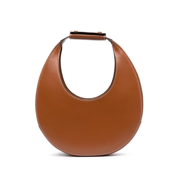 Moon leather shoulder bag