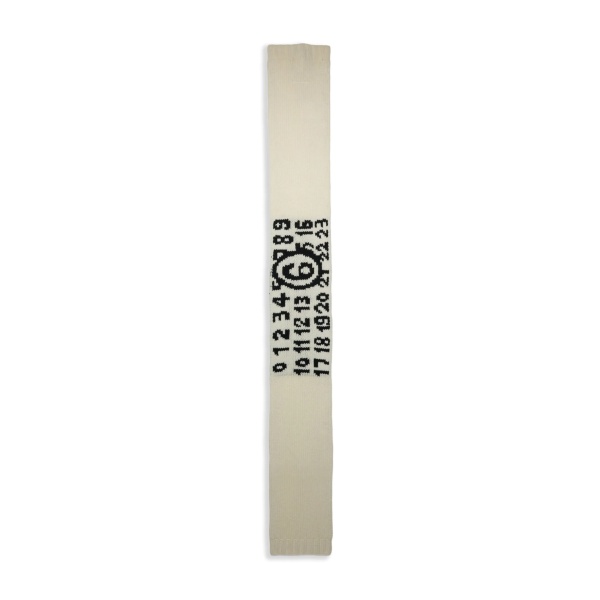 Numbers-motif scarf