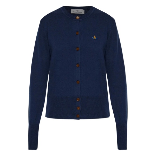 Orb-embroidered cardigan