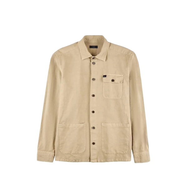 oversized-pocket shirt