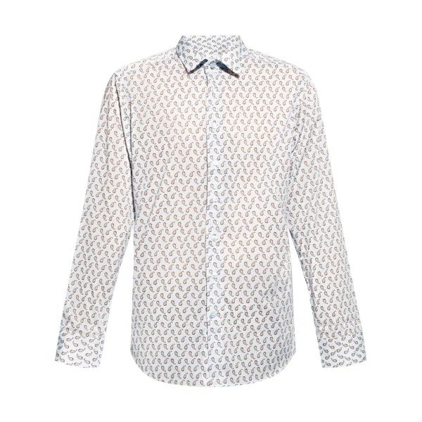 paisley-print cotton shirt