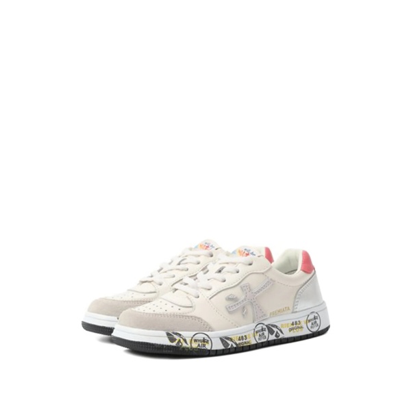 panelled logo-appliqué sneakers