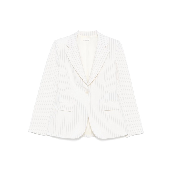 pinstriped blazer