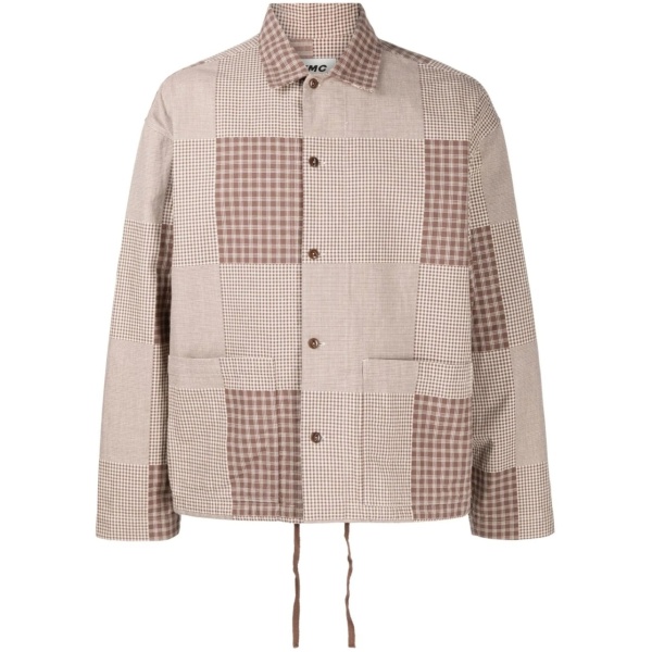 PJ checked long-sleeve shirt