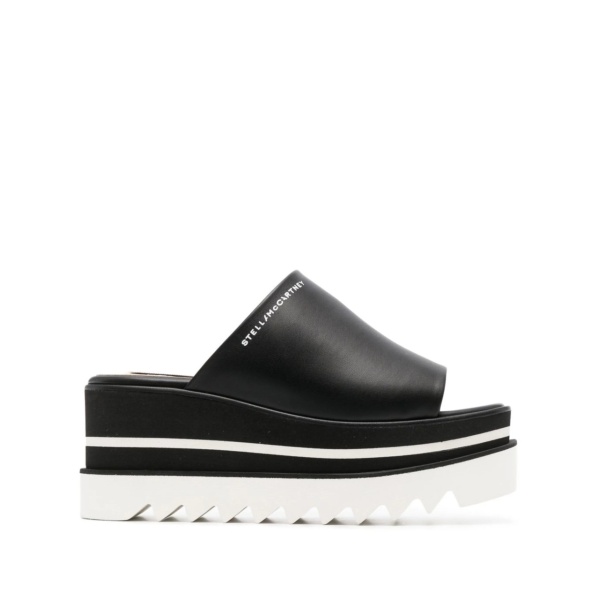 platform-sole slip-on sandals