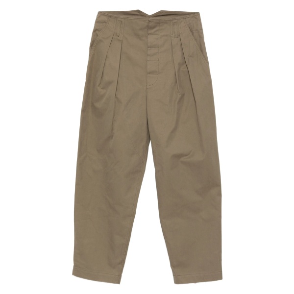 pleated-details trousers