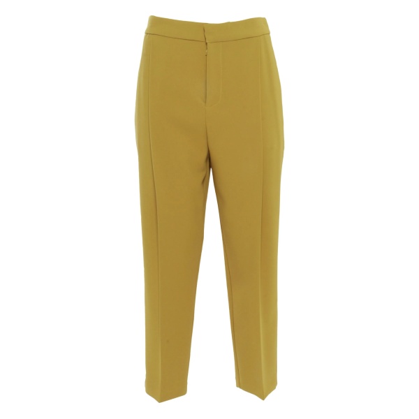 pleated tailored trousers