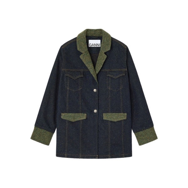 pocket collared jacket
