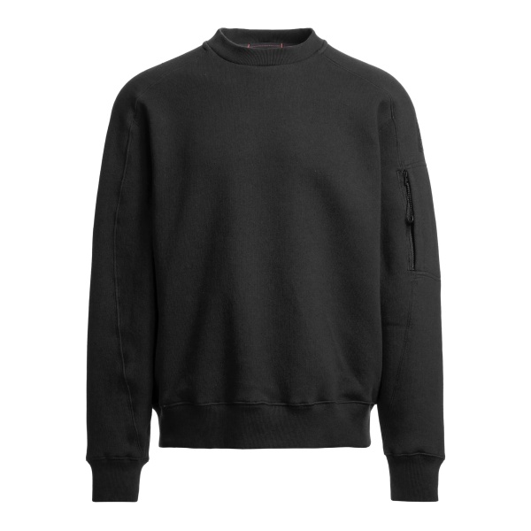 pocket-detail crew-neck sweatshirt