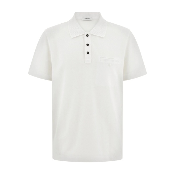pocket embroidered polo shirt