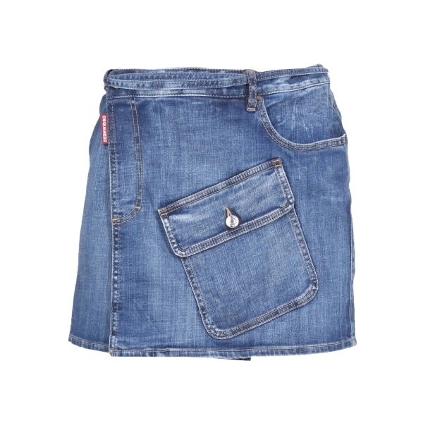 pocket tie mini skirt