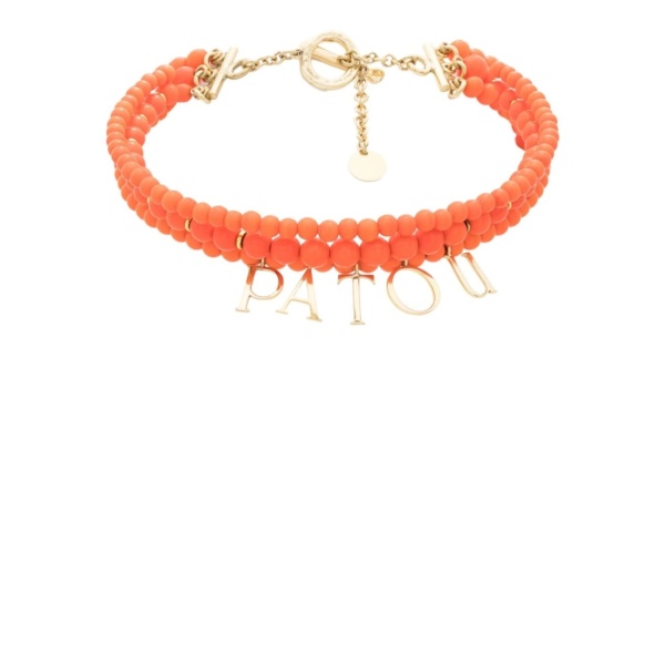 Pop Peals logo-charm necklace
