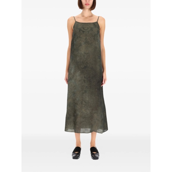 printed midi dress
