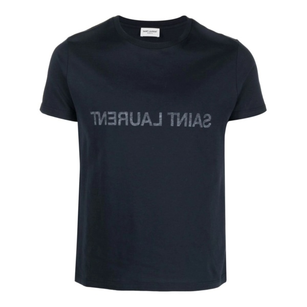 Reverse logo-print cotton T-shirt