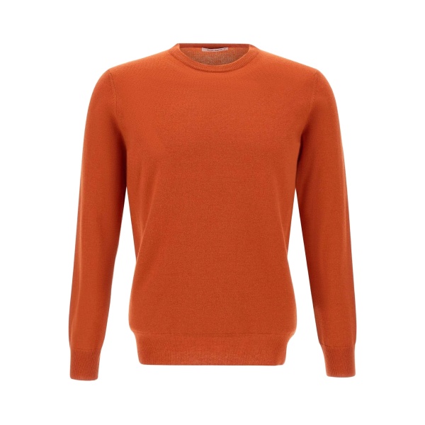 ribbed crew-neck sweater