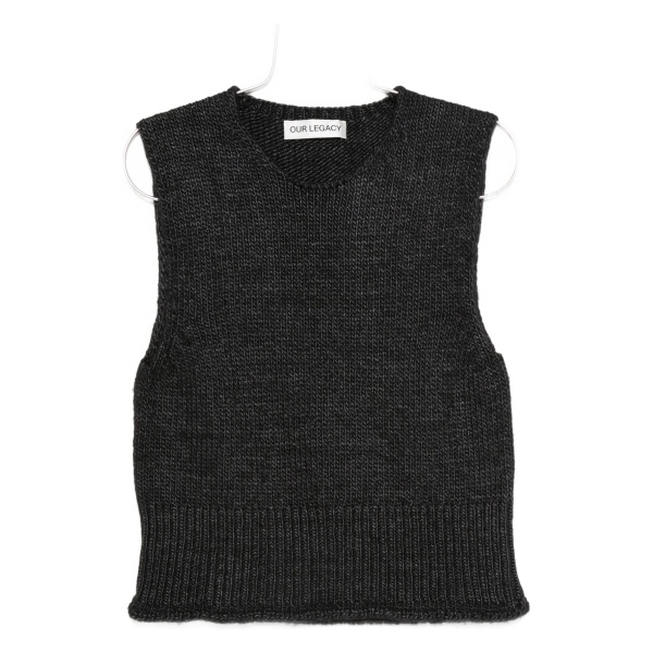 ribbed knitted tank top