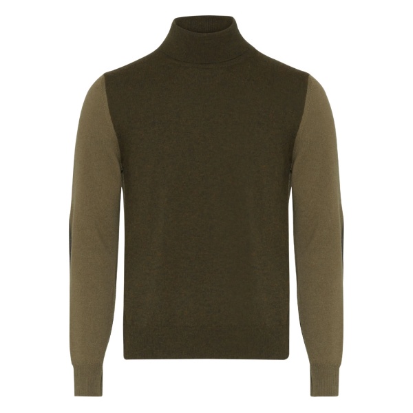 ribbed turtleneck sweater