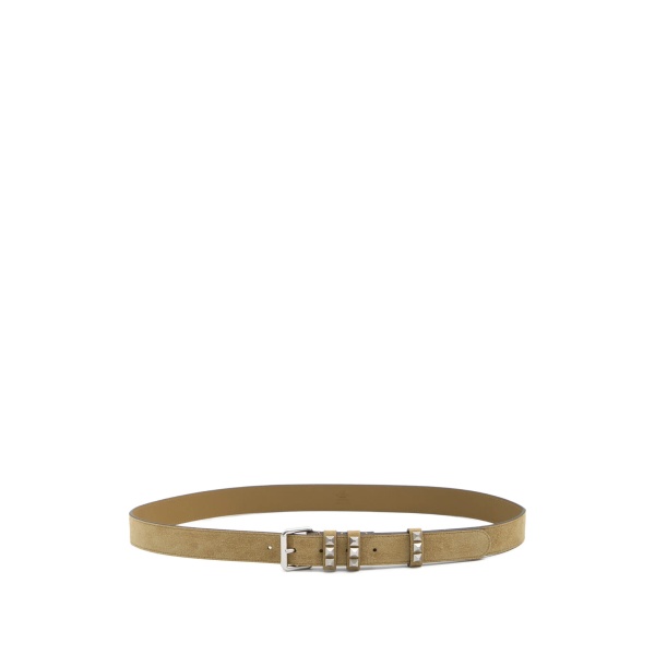 rockstud suede belt