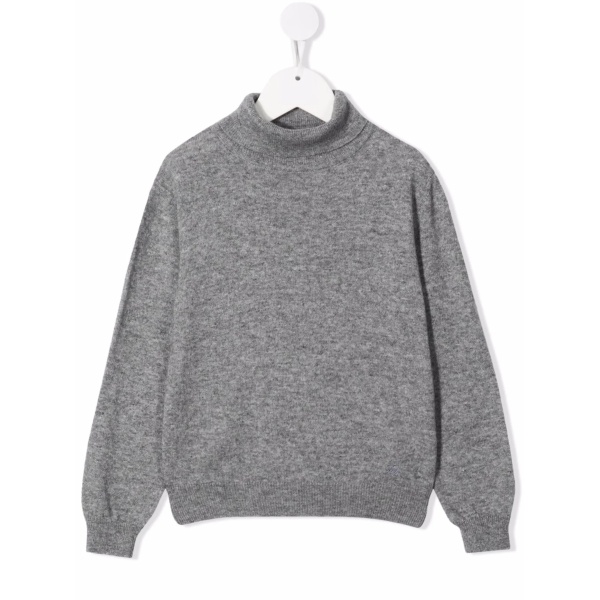 roll-neck knitted jumper