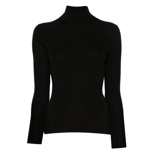 roll-neck wool sweater