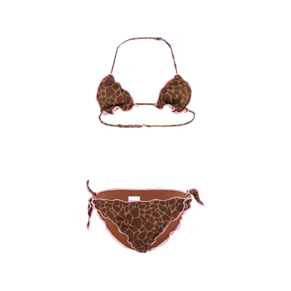 ruffled-design bikini