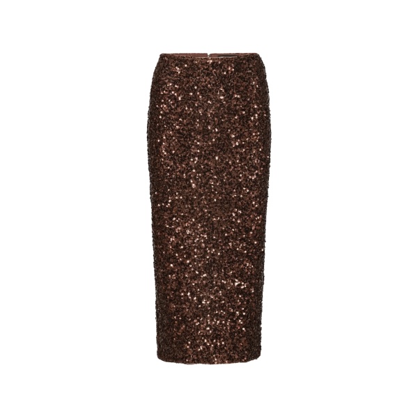 sequin-embellished midi skirt