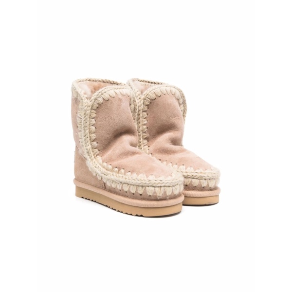 shearling-lined slip-on boots