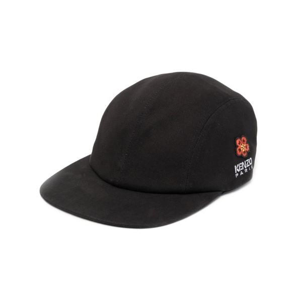 side embroidered-logo detail baseball cap