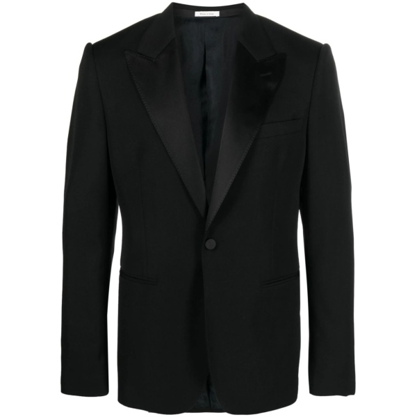 silk lapels blazer