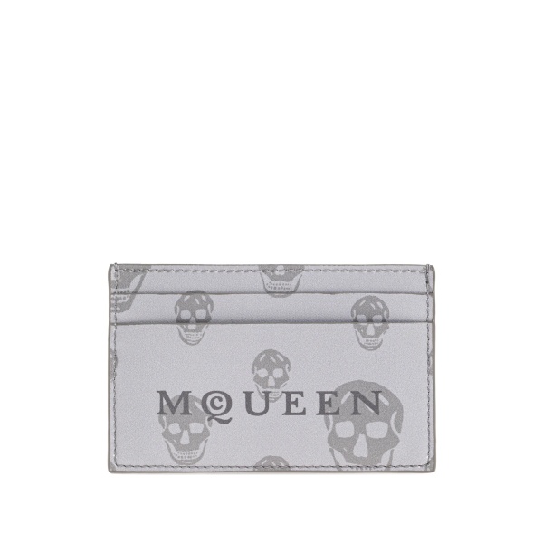 skull print cardholder