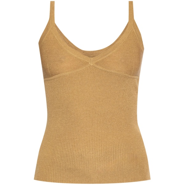 sleeveless knitted top