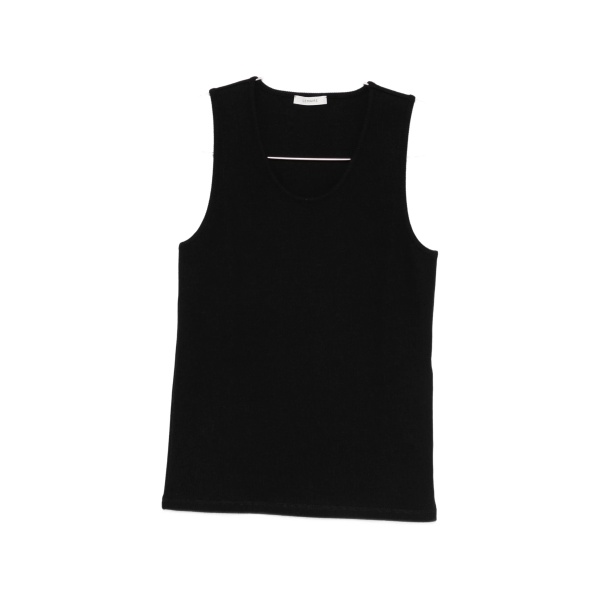 sleeveless ribbed tank top