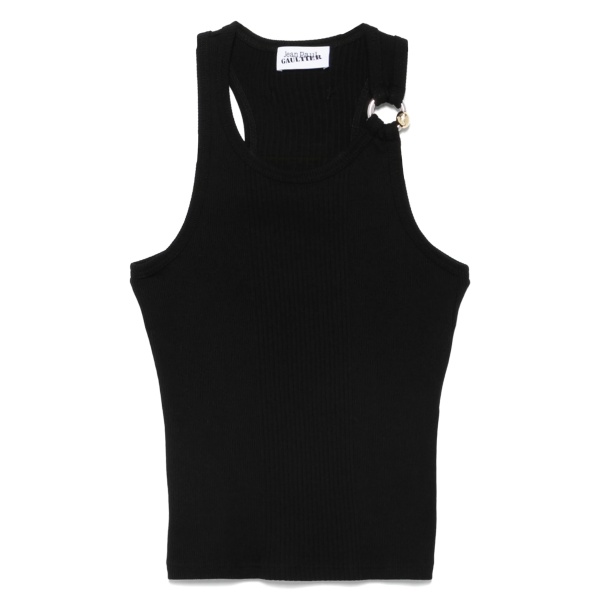 sleeveless ribbed top