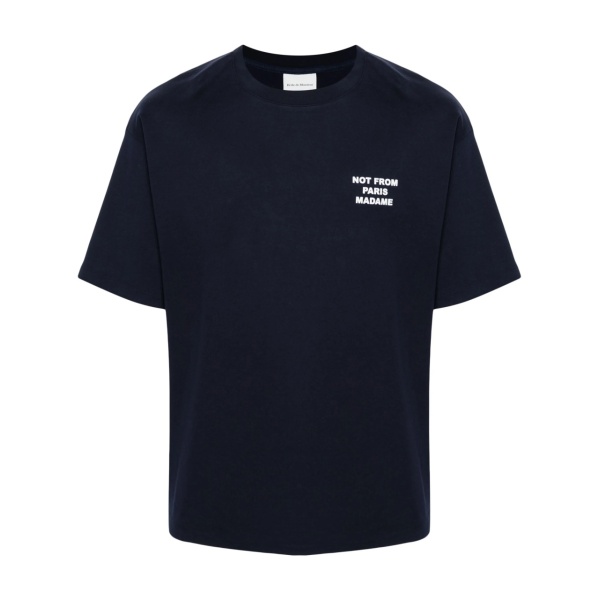 slogan-print cotton T-shirt