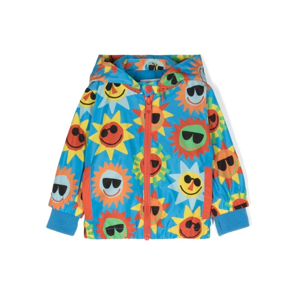 smiley-suns zipped jacket