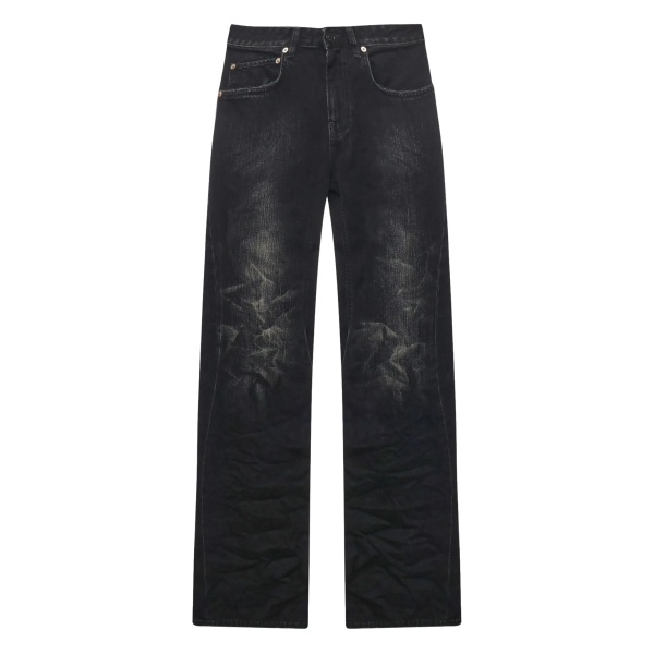 straight-leg jeans