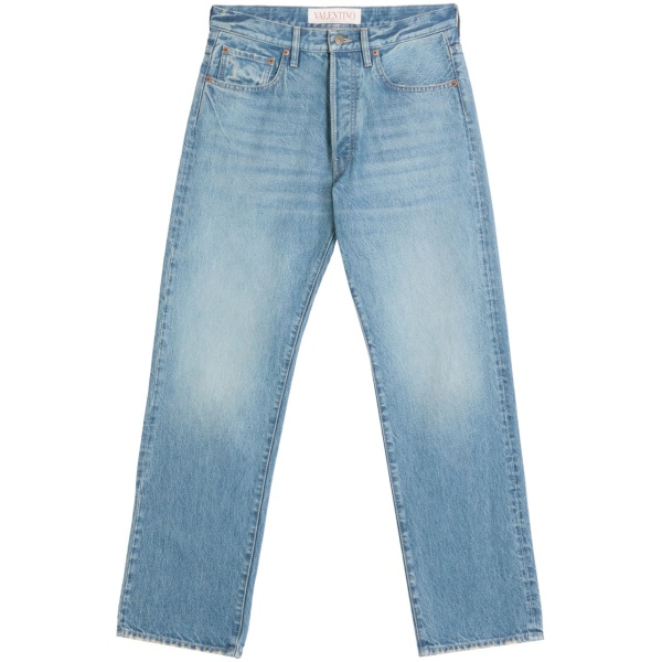 straight-leg jeans