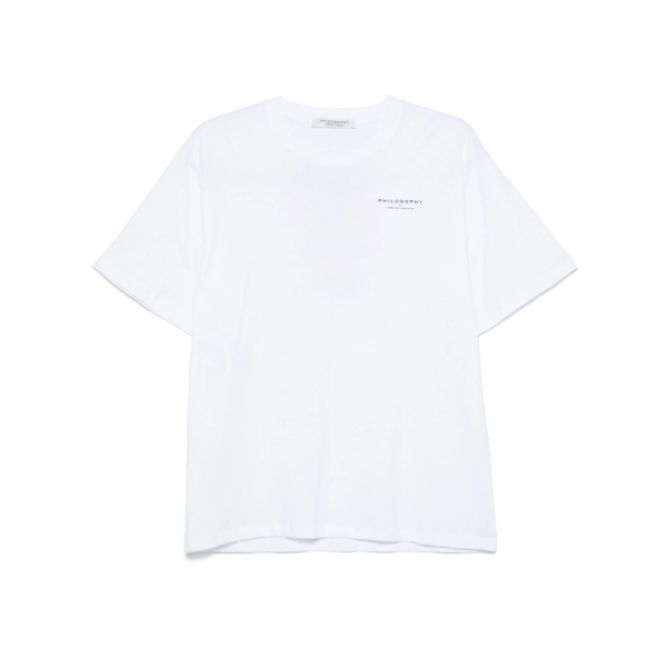 strawberry-print cotton T-shirt
